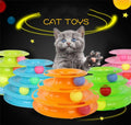 4 Level Interactive Cat Tower Track Toy - Big Pet Ville